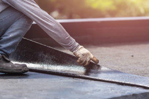Professional Waterproofing technician working in Madison, NJ